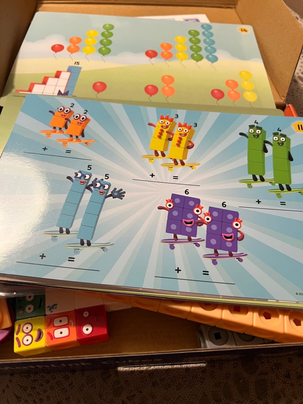 MathLink Cubes 11-20 Activity Set - Blue - Picture 5 of 8